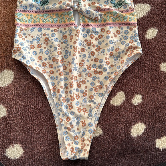 Floral One Piece Swimsuit - Picture 3 of 10